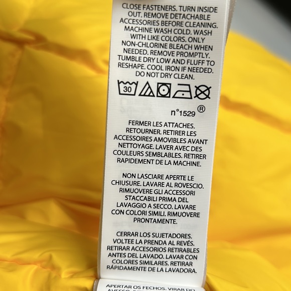 NWT Polo Ralph Lauren women’s belted down-filled yellow jacket Size XS - Picture 10 of 16